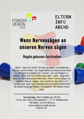 FOSS ElternInfoAbend am 20.11.2025 FOSS ElternInfoAbend am 20.11.2025