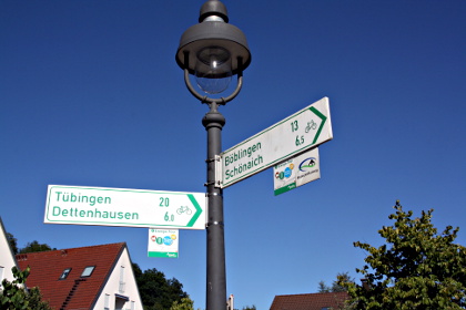 Wegweiser Schild Energieradtour Dettenhausen Wegweiser Schild Energieradtour Dettenhausen