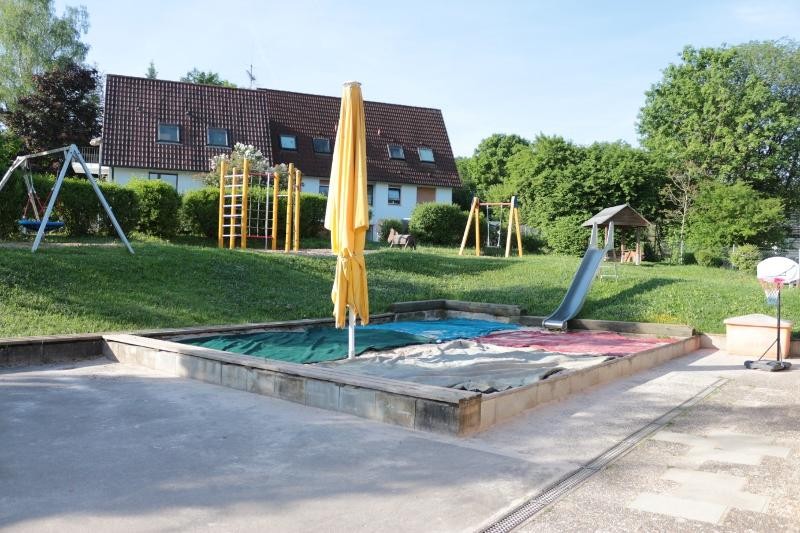 abgedeckter Sandkasten