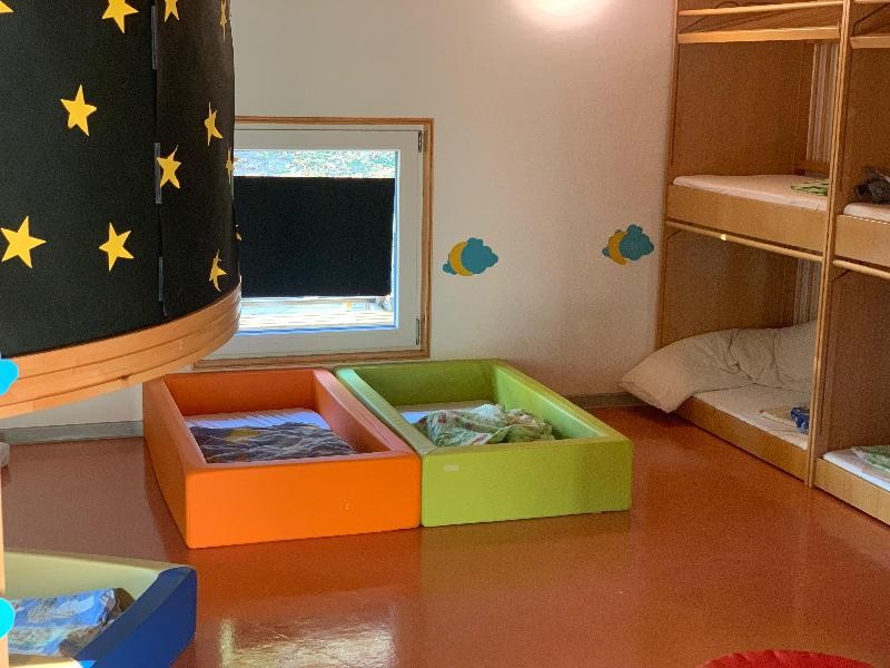 Zimmer mit Matratzen