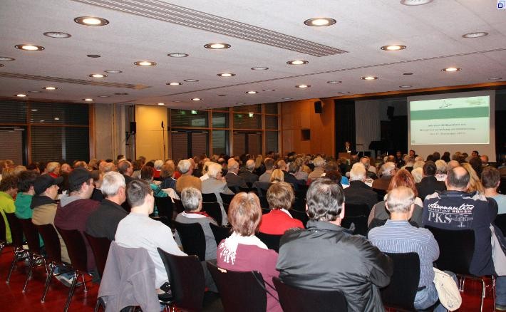 Bürgerversammlung Foto der Bürgerversammlung mit vielen Besuchern