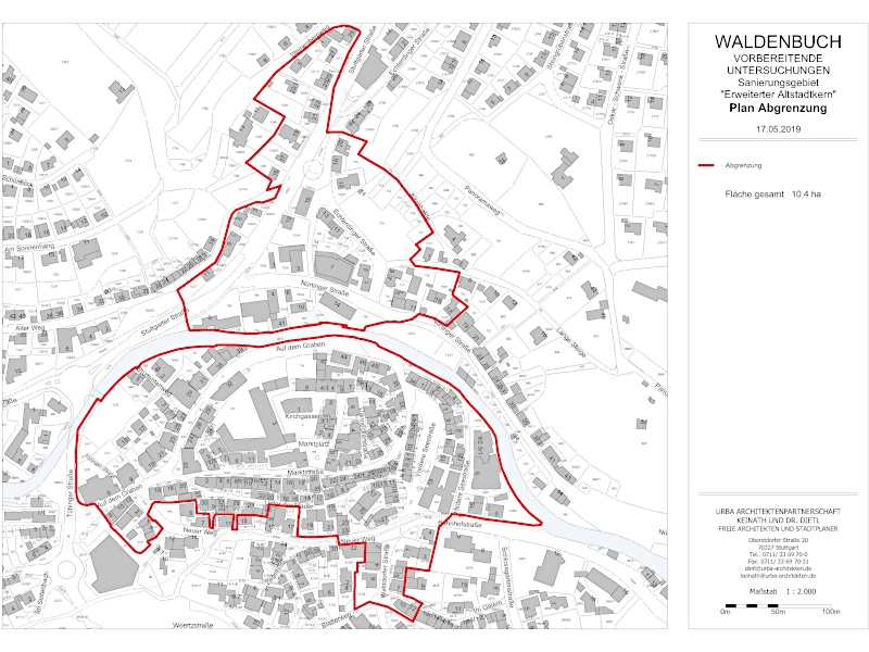 Lageplan Gebietsabgrenzung