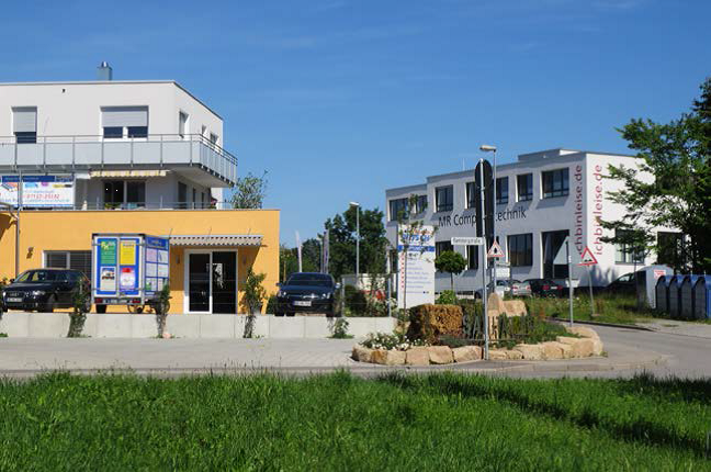 Erste Geschäfte im Gewerbegebiet Bonholz